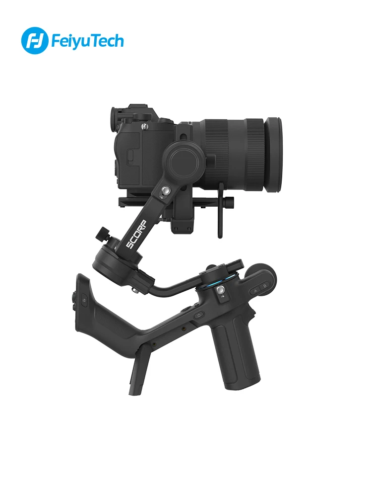 Gimbals Feiyu SCORPC Gimbal Camera Stabilizer for DSLR/Mirrorless Camera Sony Canon Panasonic Nikon Fujifilm 2.5 lbs Payload