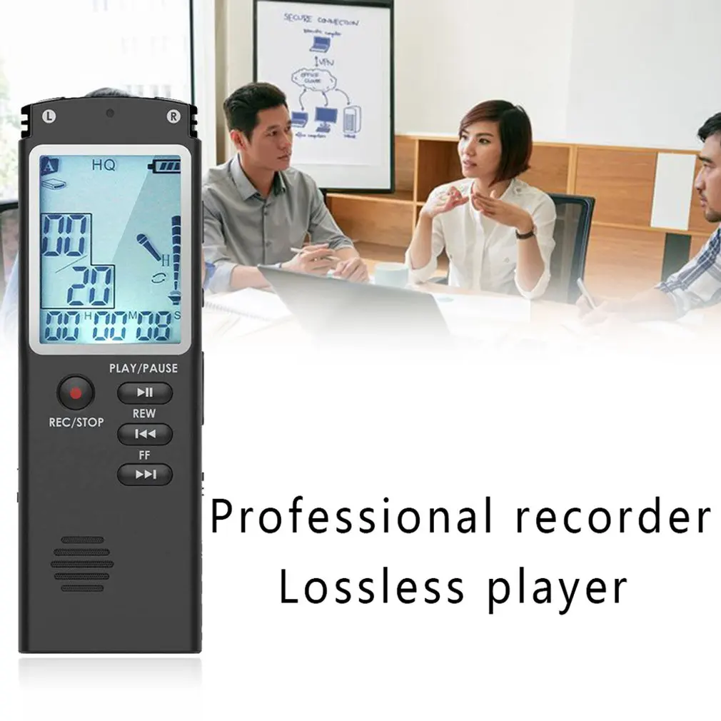 Recorder Portable Digital Voice Recorder Voice Activated Mini Digital Sound Audio Recorder Recording Dictafoon MP3 -speler