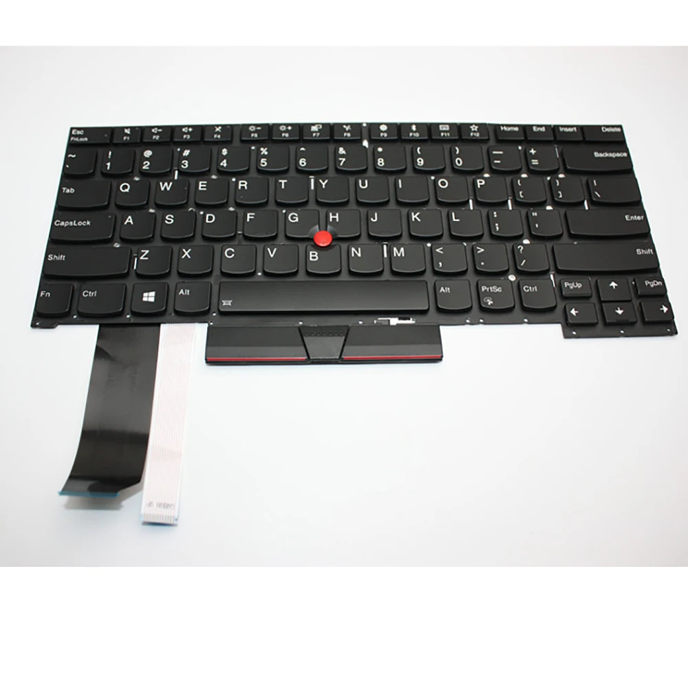 Tarjetas Nuevo teclado portátil con retroiluminación para Lenovo ThinkPad S3490 TP00108A S3 2018 Tipo 20QC