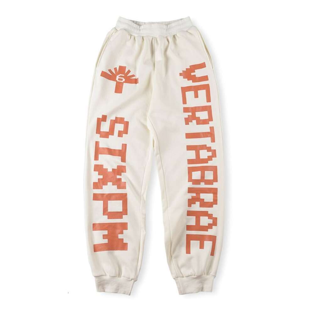 Small Group Vertabrae Sweatpants 3D Letter 3-color Sport Men's and Women's Casual Pants