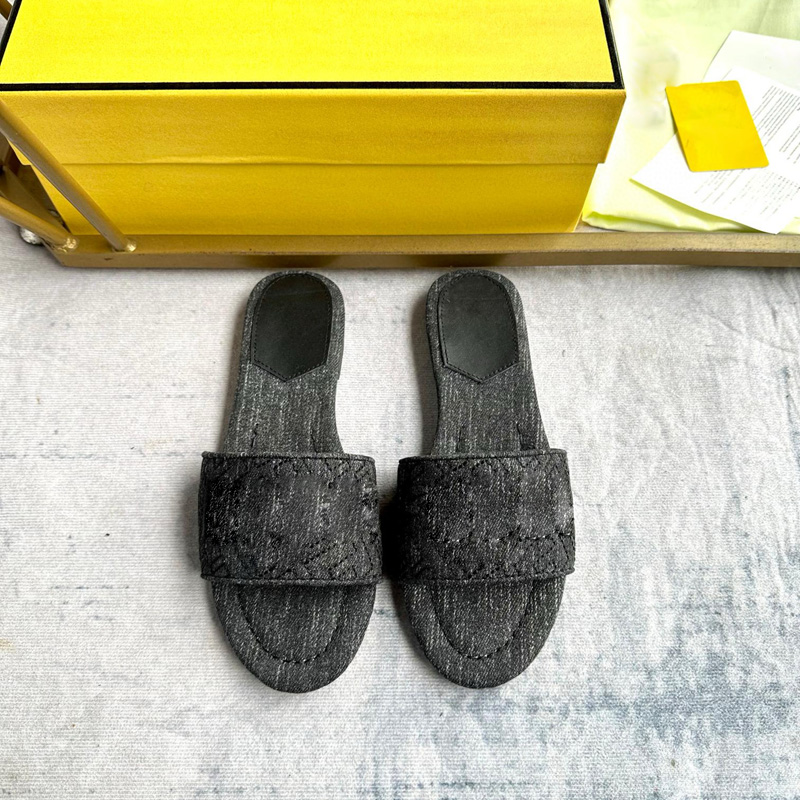 10A Slippers Designer Slides Women Canvas Sneaker Мужчины женщины повседневная обувь роскошная джинсовая джинсовая обувь летние пляжные кроссов