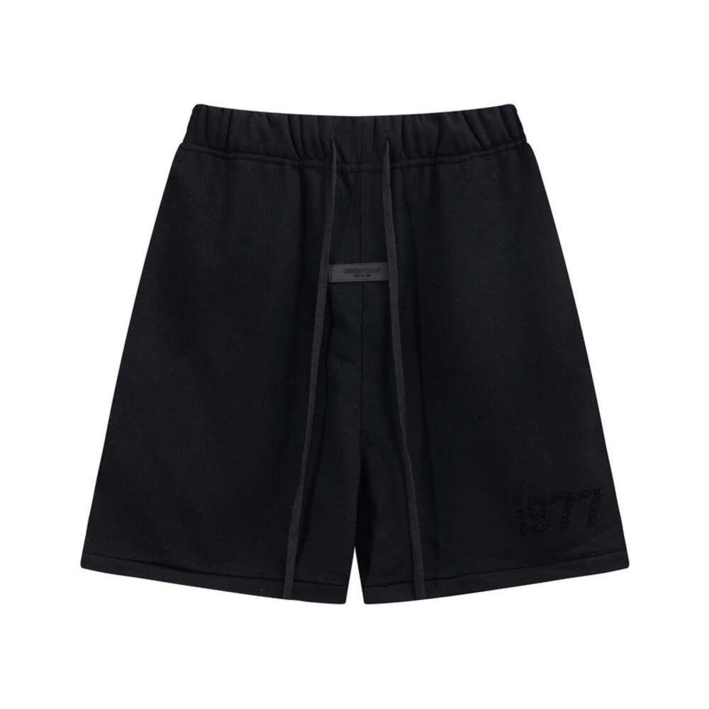 Summer Fashion Brand FOG Double Thread Number 1977 Thin Loop Shorts for Men and Women Couples