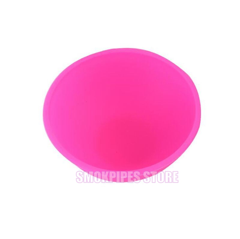 Coloré non cadré mini herbe sèche tabac en silicone bol de rangement de stockage gréement huile diy temper de cire de gobelet