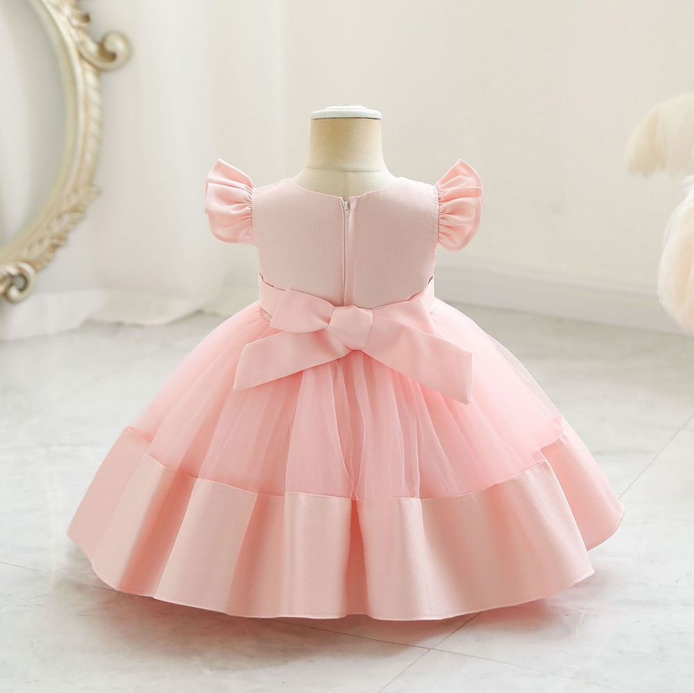 Beauty Pink White Champagne Jewel Girl's Birthday/Party Dresses Girl's Pageant Dresses Flower Girl Dresses Girls Everyday Skirts Kids' Wear SZ 2-10 D405197