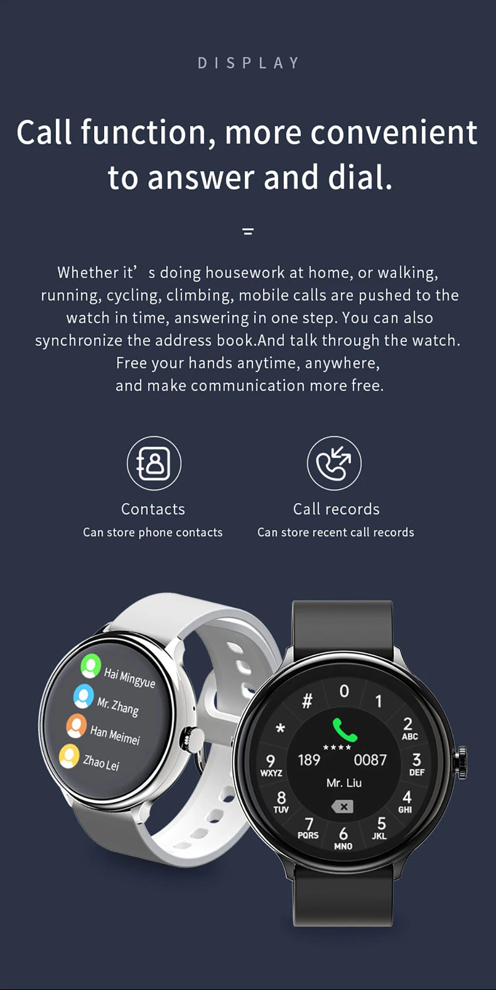 Orologi K50 Smart Watch Women Frence Pressure Blattle Monitor Trackers Fitness Bluetooth Call Smartwatch PK S20 il telefono Android iOS