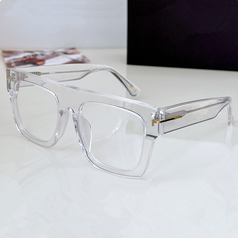 Lyxdesign Euro-Am Big Frame Unisex Koncise Square Plank Optical Glasses Temfun 52-20 för receptbelagda glasögon Fashion Star Goggles Full-Set Case
