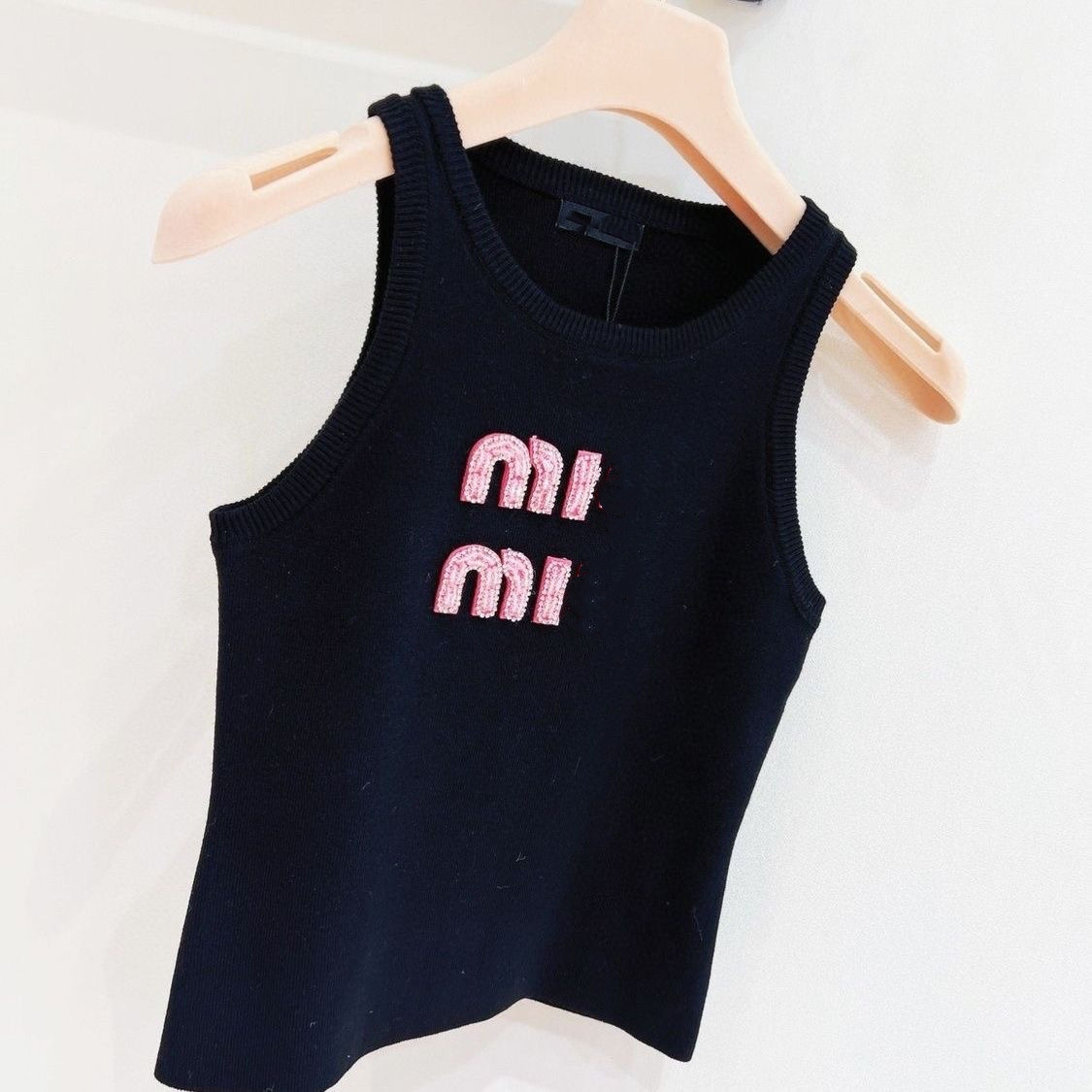 Women's T-shirt Designer Women's Sexy Halter Top Party Crop Top Embroidered vest Spring Summer halter shirt hoodie