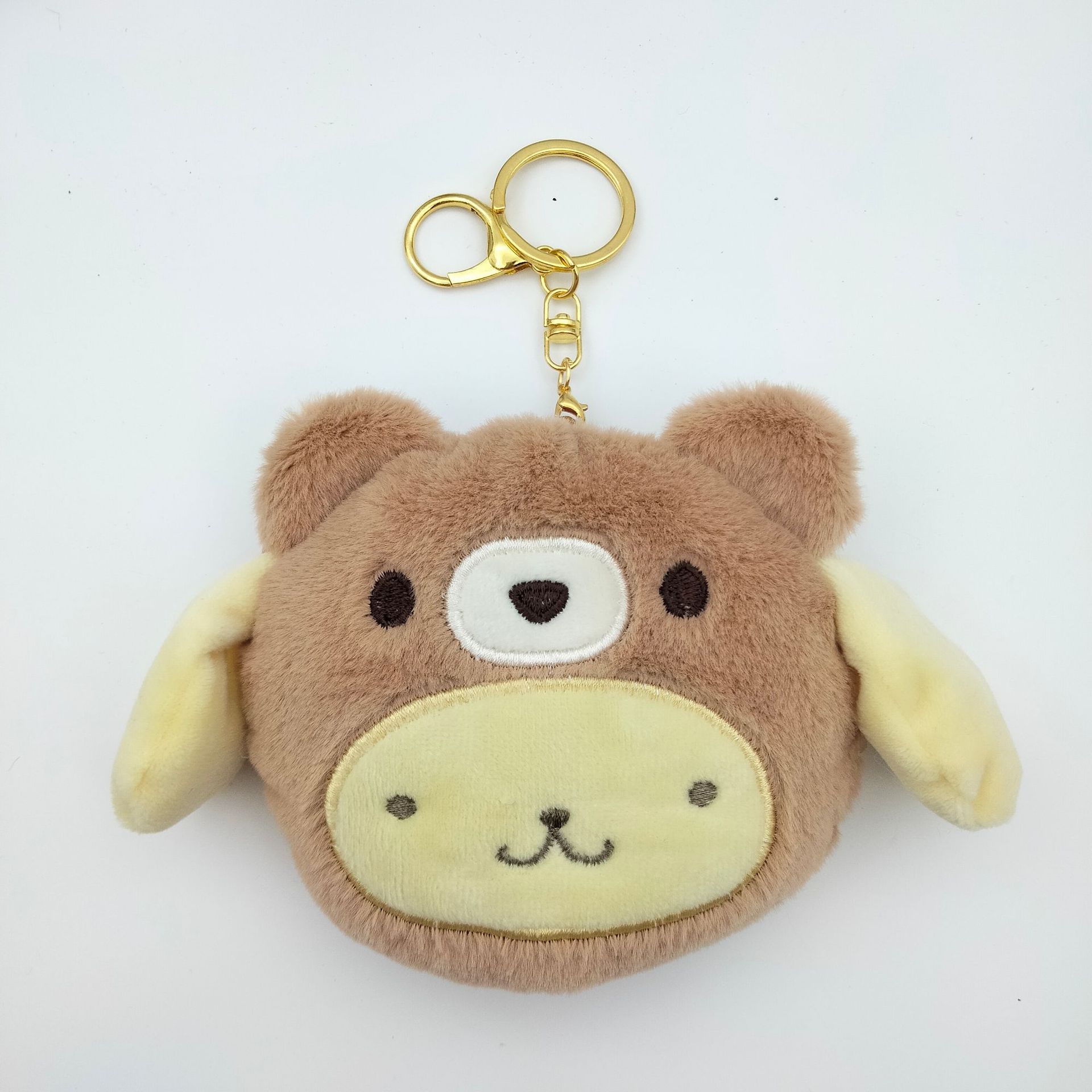 Hot selling Kuromi Plush Zero Wallet Keychain Doll Earbuds Storage Cute Small Bag Doll Machine Supply