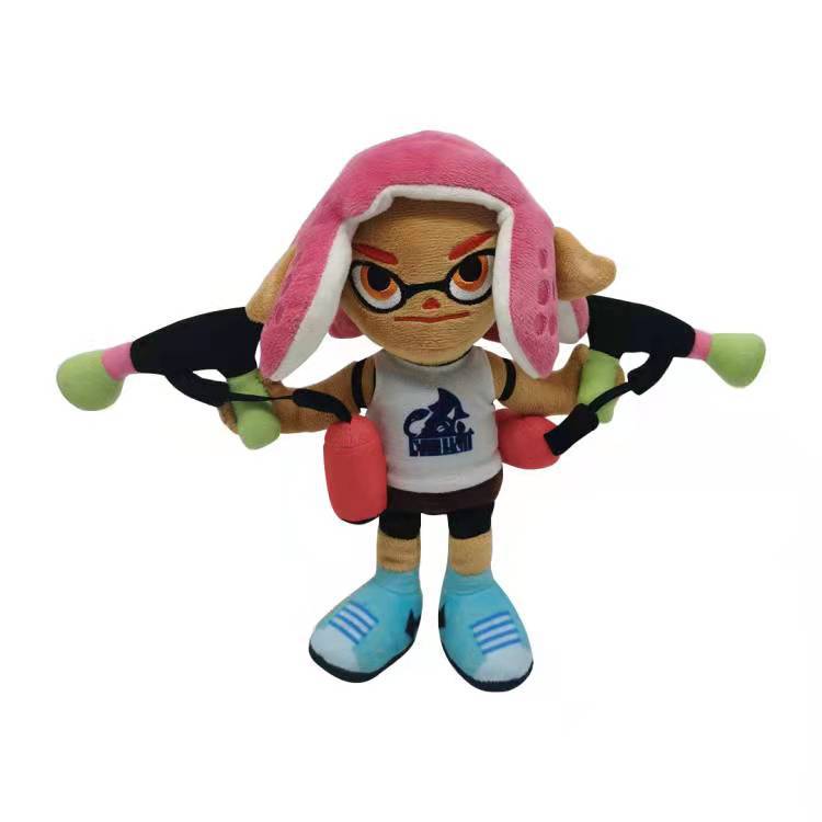 Cross Border New Game Warrior Spray Switch SPLATOON2 PLUSH Toy Cartoon Game Doll