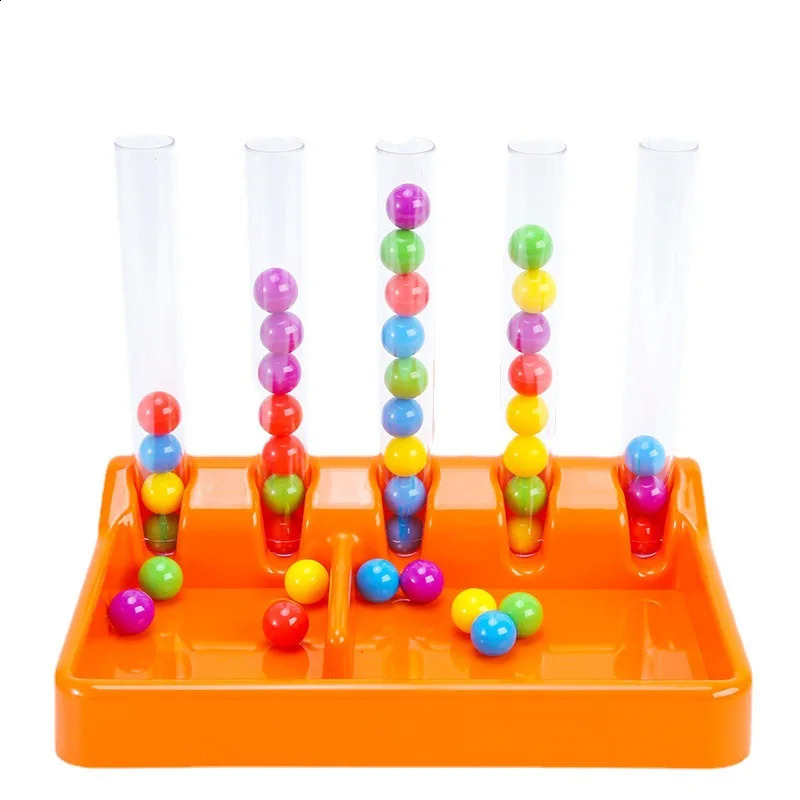 Montessori Educational Toys Kids Rainbow Balls Sorting Tweezers Color Matching Card Math Toddler Learning Childrens Gifts 240402