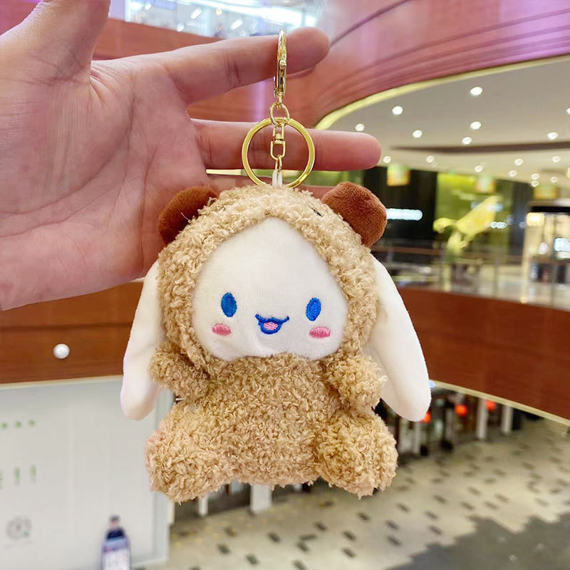 Mignon kuromi pendant en gros de poupée en peluche yugui poupée sac à dos pendent peluche toy poupée