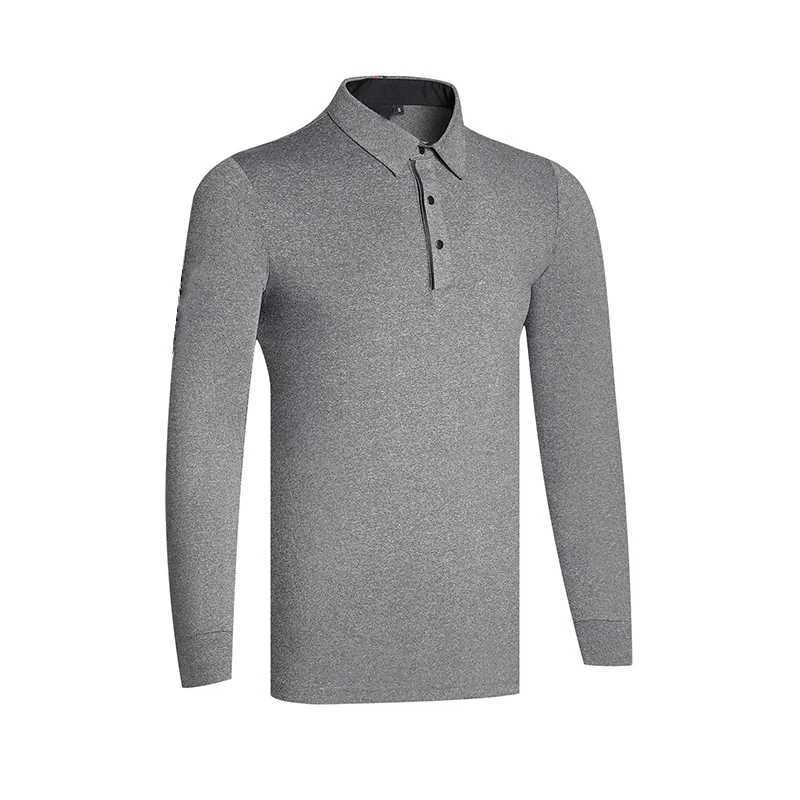 T-shirts voor heren met lange mouwen T-shirts voor mannen Sport en vrijetijds multifunctioneel snel droog ademende Polo shirts lente en herfst 2445