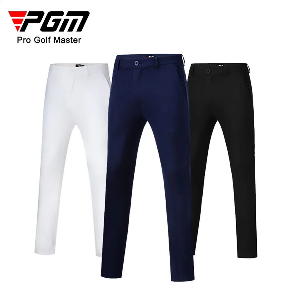 PGM Men Pantalon de golf printemps Automne High Elastic Sports Usure résistant aux pantalons de tennis de golf KUZ052 SLIM FIT SOFT MALY PANTS 240326