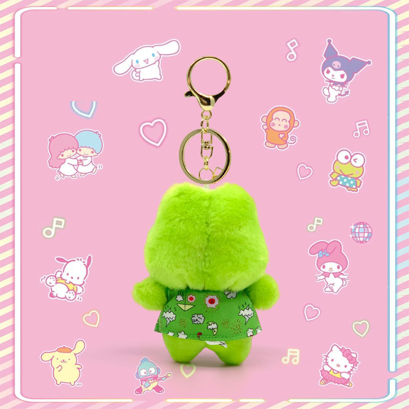 Crossdressing Leisure Series Big Eyed Frog Leuke pluche speelgoedpop Keychain Clasp Doll Machine Pendant