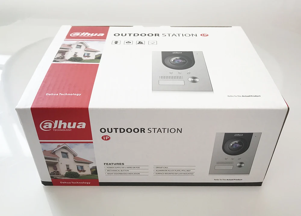 Kits Dahua IP Villa Türstation 2MP CMOS Kamera Nachtsicht Sprachanzeige 160 ° Winkelansicht Stütze Poe Video Türklingelzubehör