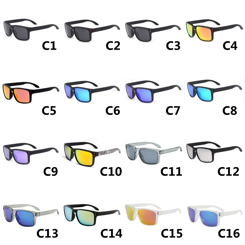 Lunettes de soleil polarisées de marque pour hommes Mode d'été Shade UV Protection Sports Eyewear Femmes Sun Glasses 30 Couleur