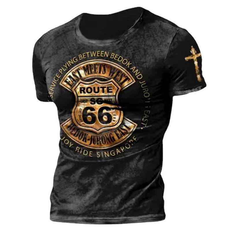 T-shirty męskie koszulki T dla mężczyzn 3D Print American American Tops krótki rękaw duży hip hop O bawełniane koszulki Mężczyźni Ubranie Camiseta 6xl 2445
