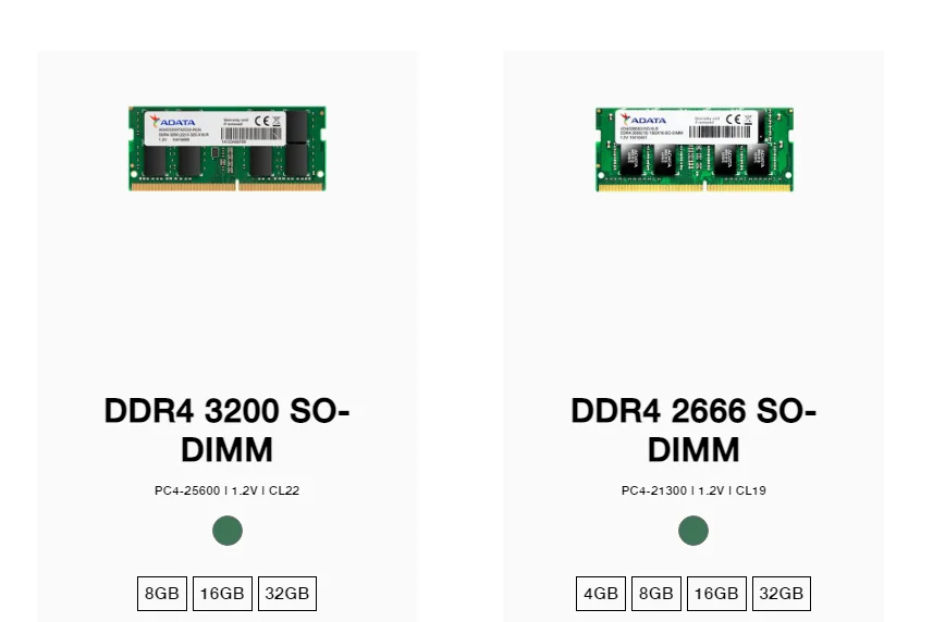 ラムズアダタRAMメモリソーディム260pin DDR4 4GB 8GB 16GB 32GB 266666666666666666666666666666666666666666666666666666666666666666で高性能ラップトップメモリ