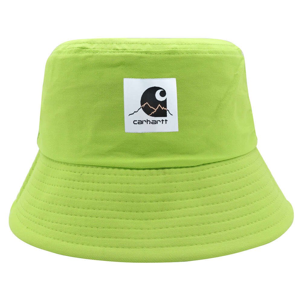 Fisherman d'été Coup de casquette Couleur solide Sunshade et vêtements de travail de crème solaire, étiquette de mode de couple de bassin décontracté, chapeau solaire, humidité des autocollants