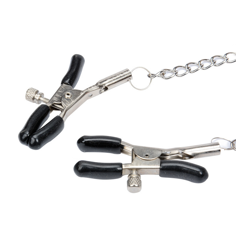 BDSM Collar Slave Metal Capezzoli del seno femmina Clamps Clips Clips Bondage Slave Fetish Erotic Sex Products Flirting Toys for Women