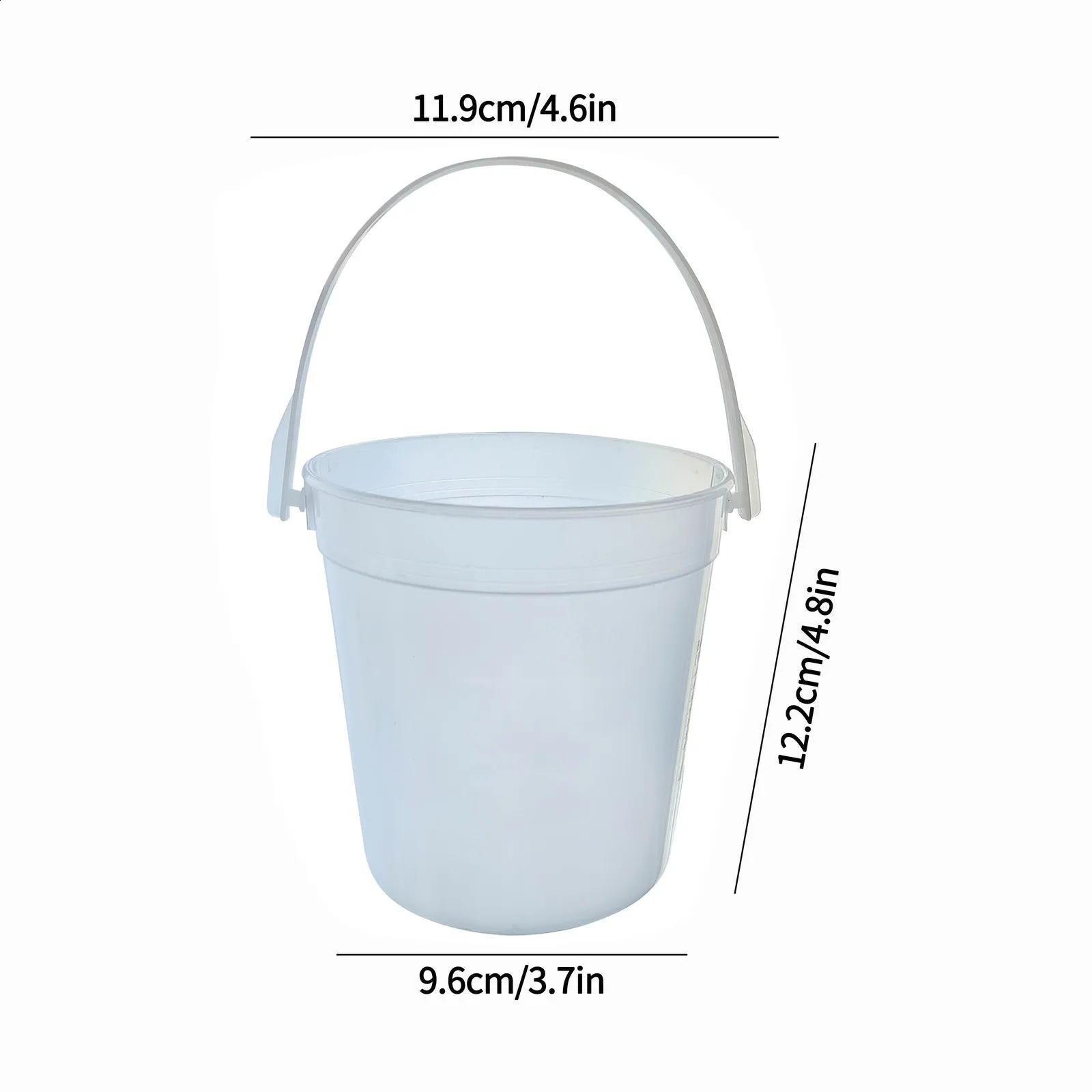 baldes de coquetel de plástico para bebidas qualquer coisa, exceto uma xícara de festas idéias reutilizáveis tigelas de punção de 1 litro Smoothie Bucket 240327
