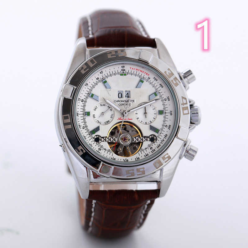 Projektant Watch Hot Sale of Century Brand Mand Tourbillon Timing Series Pełna funkcja zegarek mechaniczny z dużą ilością i wysoką ceną