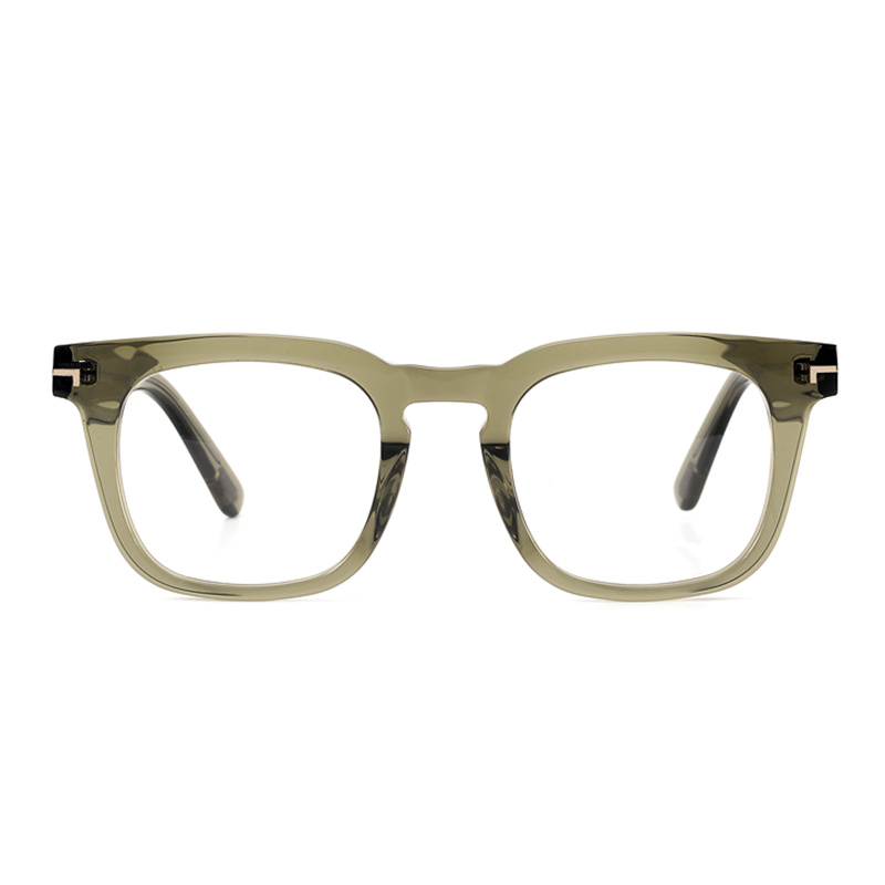 Fashion Concise Occhiali da sole Frame ottico quadrata New Plank Fullrim 53-22-145 Lightweigh