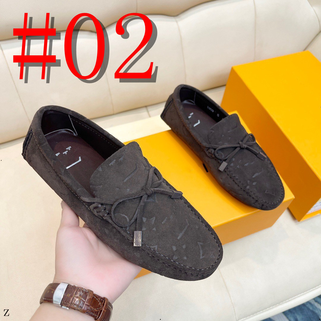 40modell vår sommar heta sälj mockasins män designer loafers högkvalitativ äkta läderskor lyxiga män lägenheter lätta körskor storlek 38-46