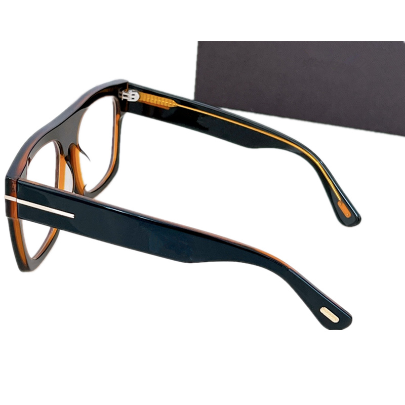 Роскошный дизайн Euro-Am Big Frame Unisex Краткий квадратный планка Оптические очки Temfun 52-20 для рецептурных очков
