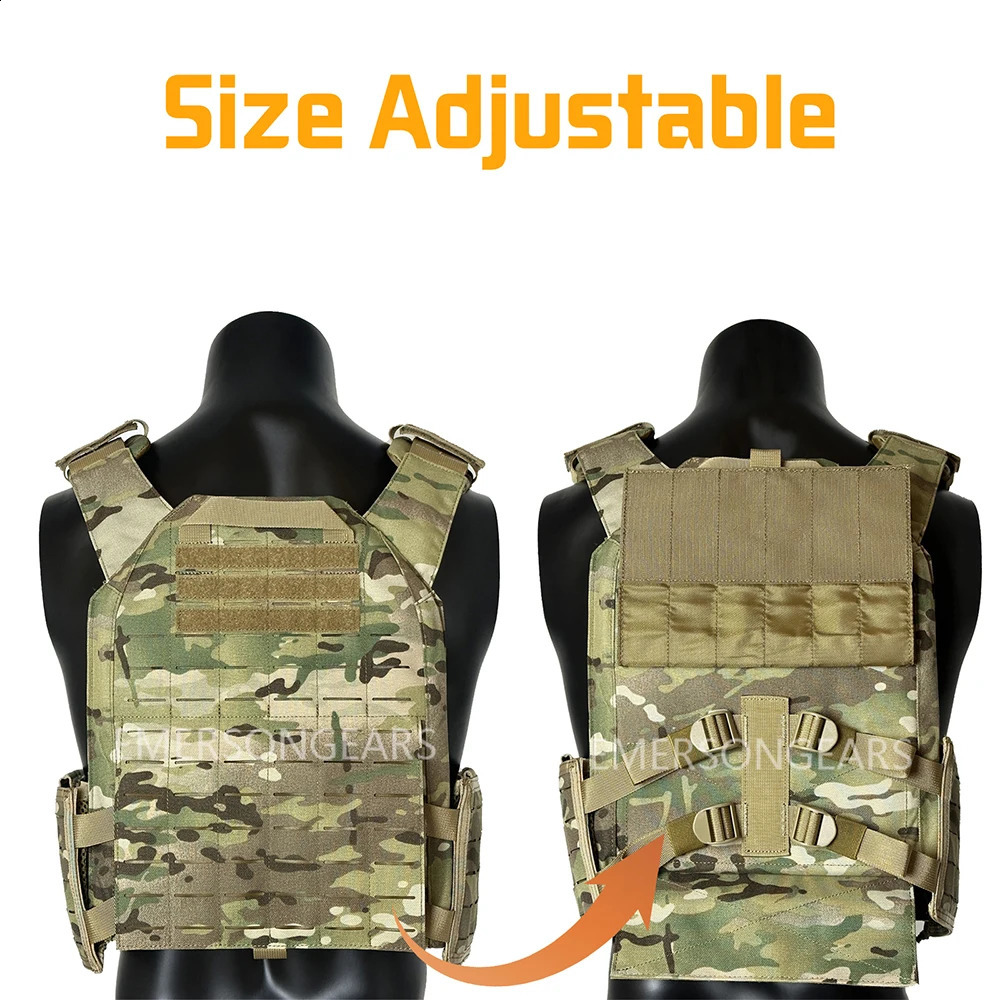 1000D Nylon FS Style Strandhogg laser cutting quick release tactical vest with double layer triple magazine pouch 240403