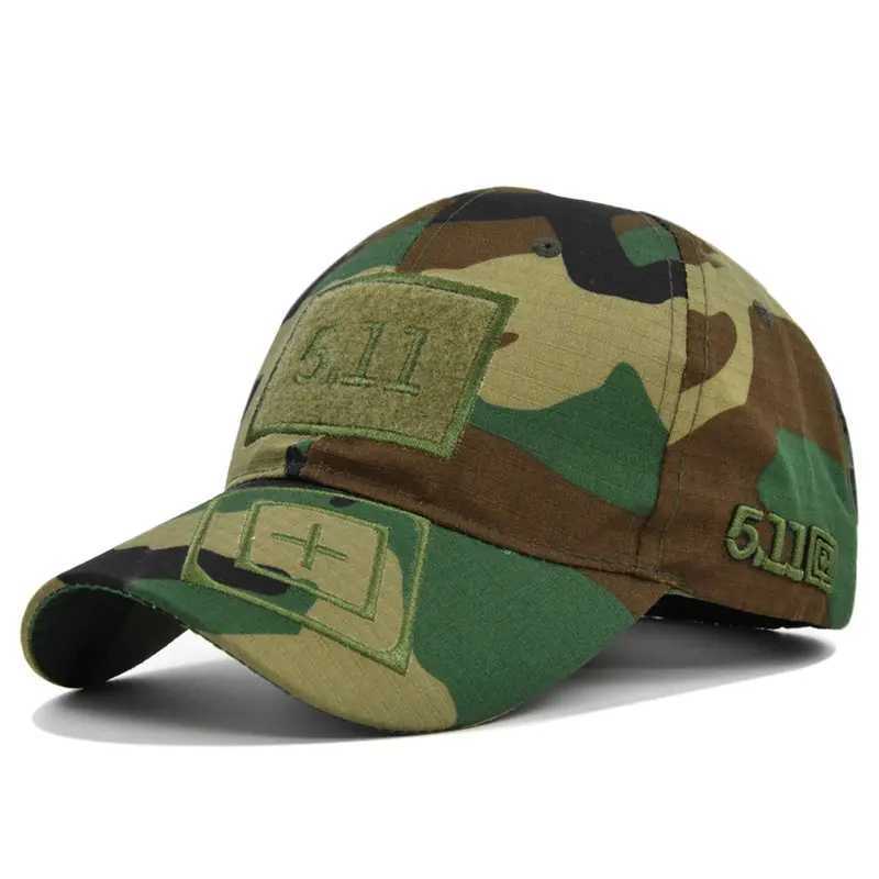 Geniş Memlu Şapkalar Kova Leisure Yaz Şapkası Unisex Camo Beyzbol Velcro Moda Four Seasons Güneş Açık Yetişkin Q240403