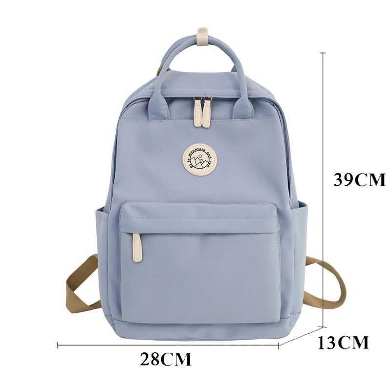 Multifunktionstaschen Joypessie Fashion Womens Rucksack Jugend Black School Bag Business Travel Girls wasserdichte Mochila YQ240407