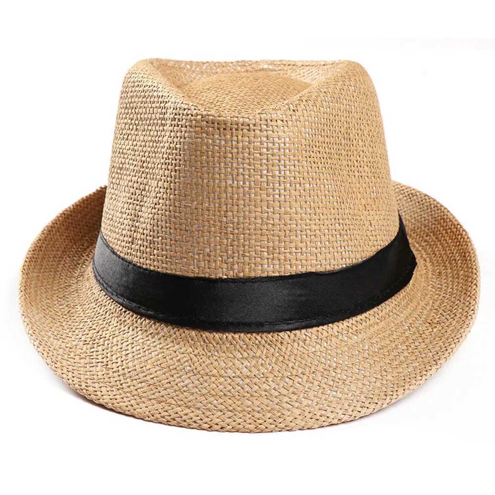 Wide Brim Hats Bucket Womens Ptrew Hat Fashion 2022 Summer Sun Unisexe Trilby Gangster Beach Casual Jazz Denim Travel Q240403