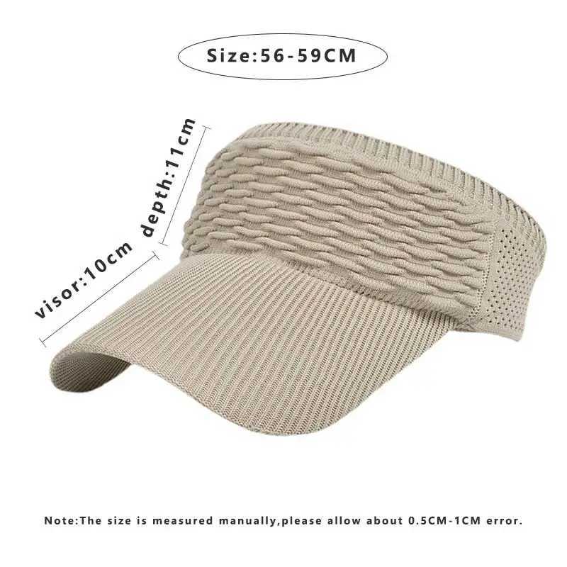 Wide Brim Hats Bucket 2023 New Womens Open Top Sunscreen Hat Summer Solid Eaves Folding Beach Outdoor Elastic Fabric Sports Sun Q240403