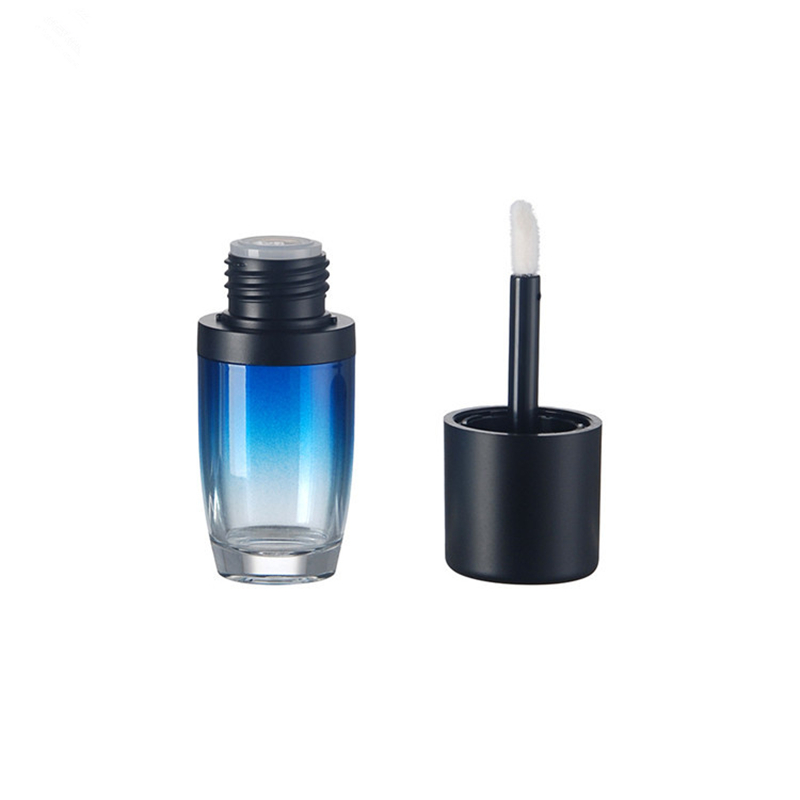 8 ml ronde blauwe transparante lege lipglazuur buis lip gloss container cosmetica verpakking
