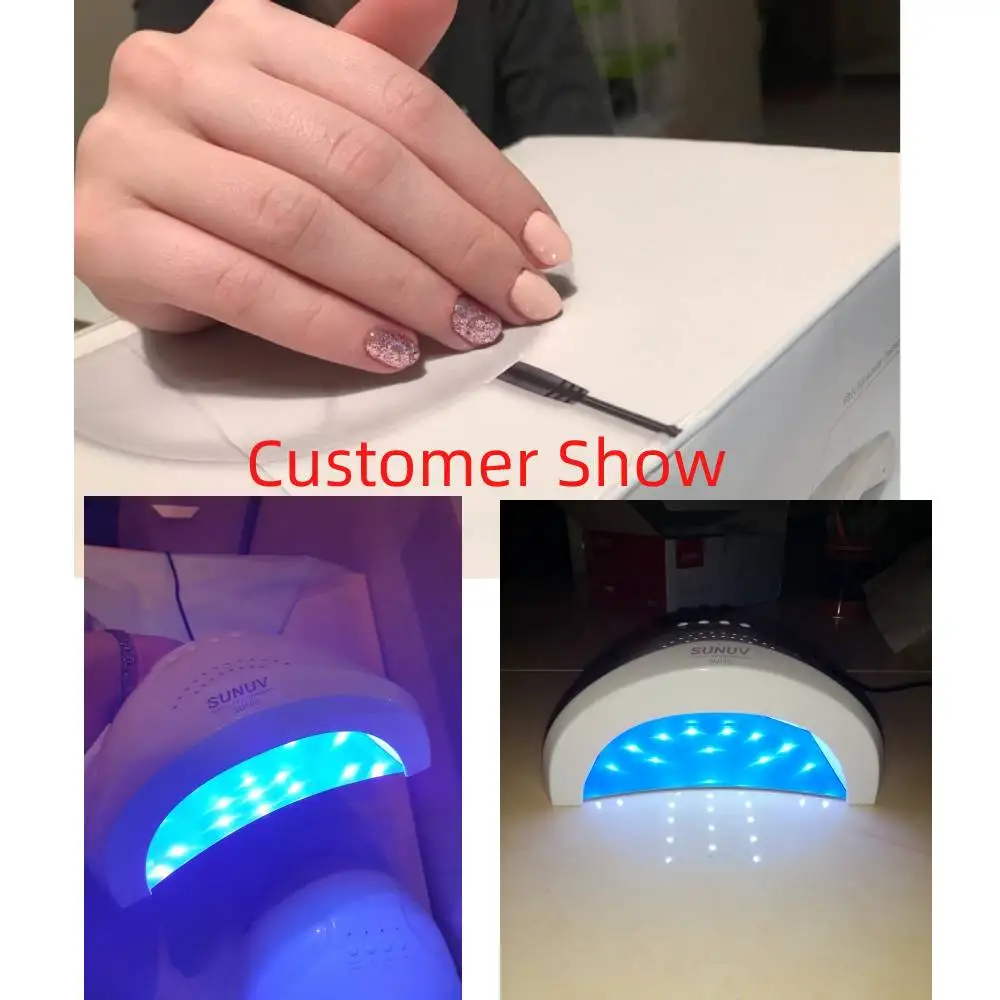 Kleider Sunuv Sunone 48W professionelle Nagellampe LED Maniküre UV Lampe Nagel Trockner für UV -Gel -LED -Gelnagelhine Infrarot Sensor