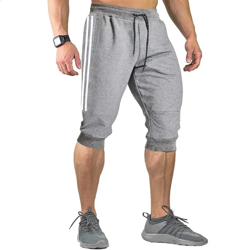 Fashion Men Jogger Casual Slim Harem Shorts Soft 34 Pantaloni Brand Panelli della Sude Summer Mash SXXXL 240407