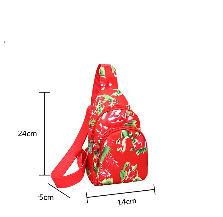 패션 트렌드 어린이 성인 북동쪽 큰 꽃 가방 어깨 크로스 바디 인쇄 기울어지는 배낭 학생 소녀 귀여운 DHL
