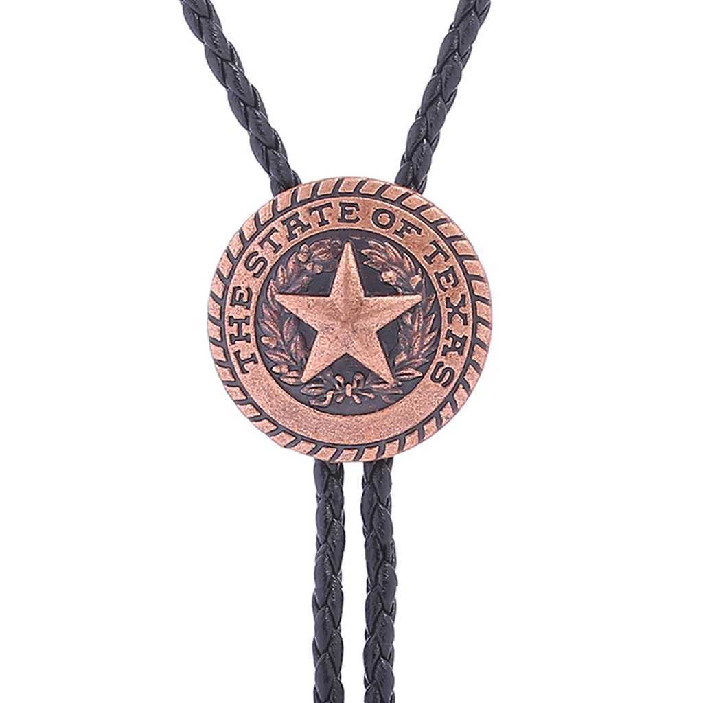 Bolo bindet neue Texas Pentagram Bolo Tie 240407