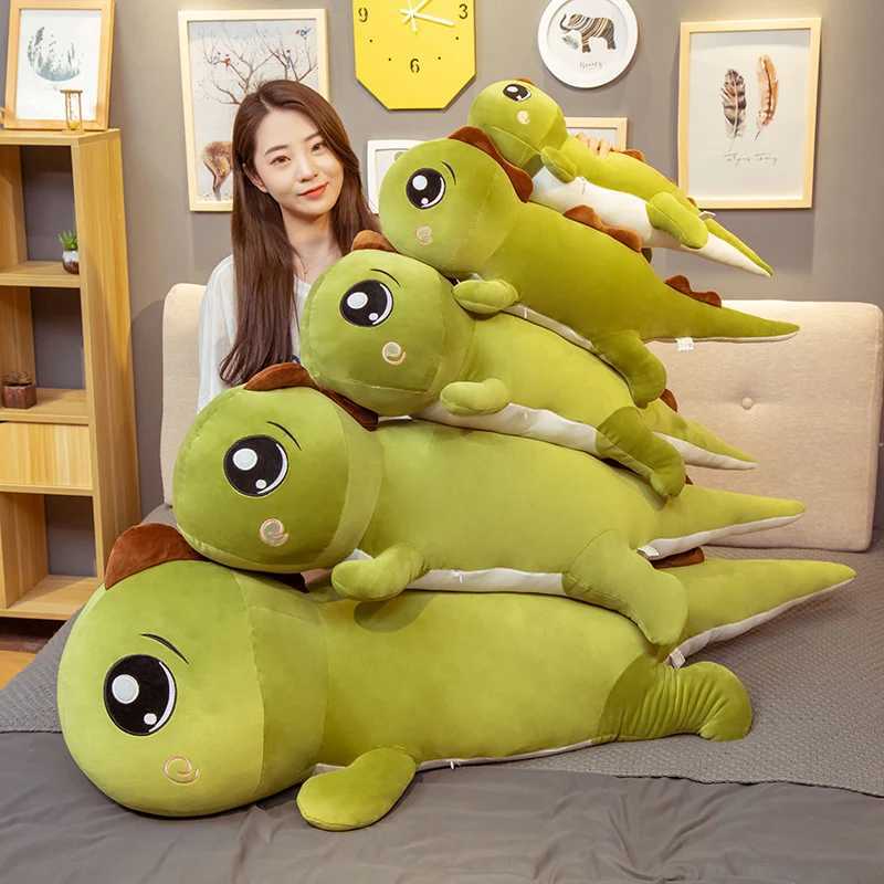 Film tv plushing giocattolo gigante grande eyes dinosauro giocattolo peluche morbido cartone animato animale dinosauro bambola da bagno bambini cupa bambini regalo di compleanno 240407