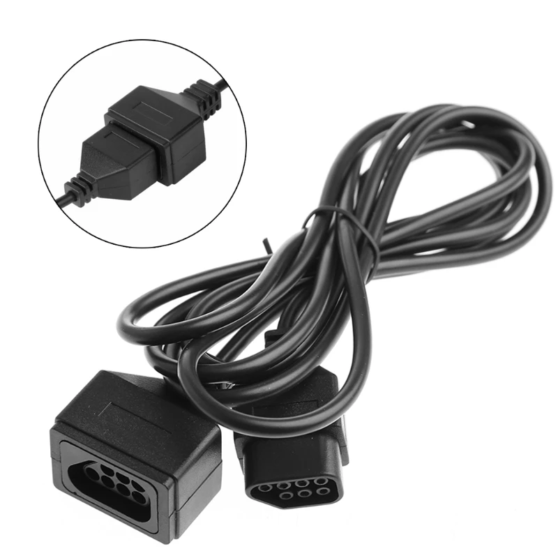 1,8 млн. 7PIN Gamepad Extension Cable Cable Game Extender Cord для Nintend SNES Classic Mini Controller для NES