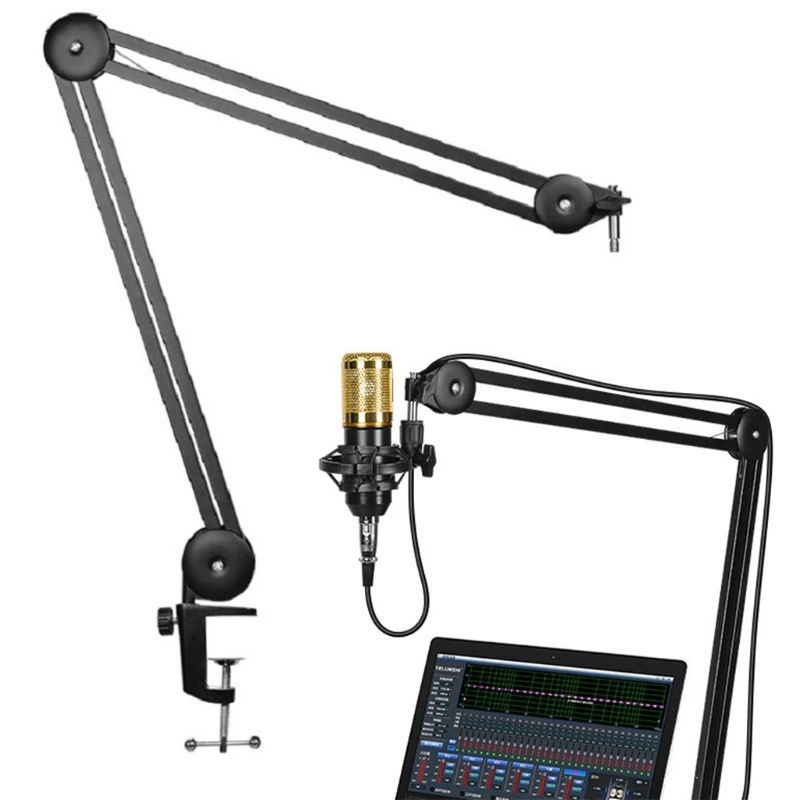 Stojak p82F Studio Studio Scissor ramię MICOPHONE BOOM ARM MIC STAT FOR BLUE YETI Snowball Nano Nano