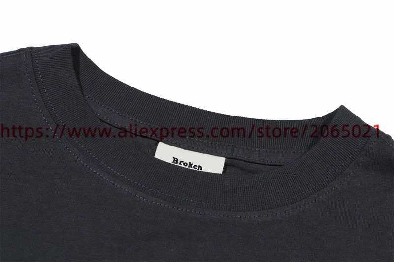 T-shirt maschile rotte pianeta star star t-shirt da donna da donna di alta qualità t-shirt j240402