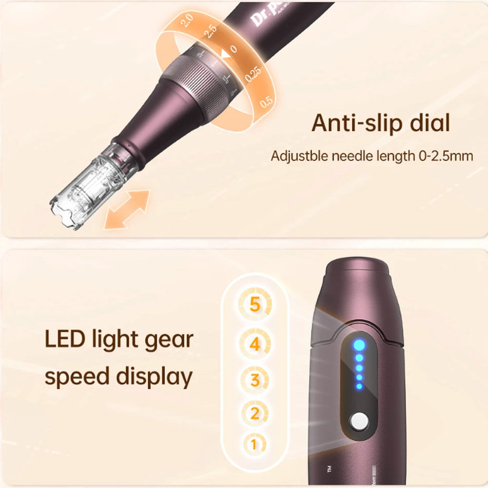 Dr Pen A10 Electric MicroNeedle Pen Derma Pen Pen Home使用マイクロニードリング療法システムフェイシャルスキンビューティーケアツールDermapen