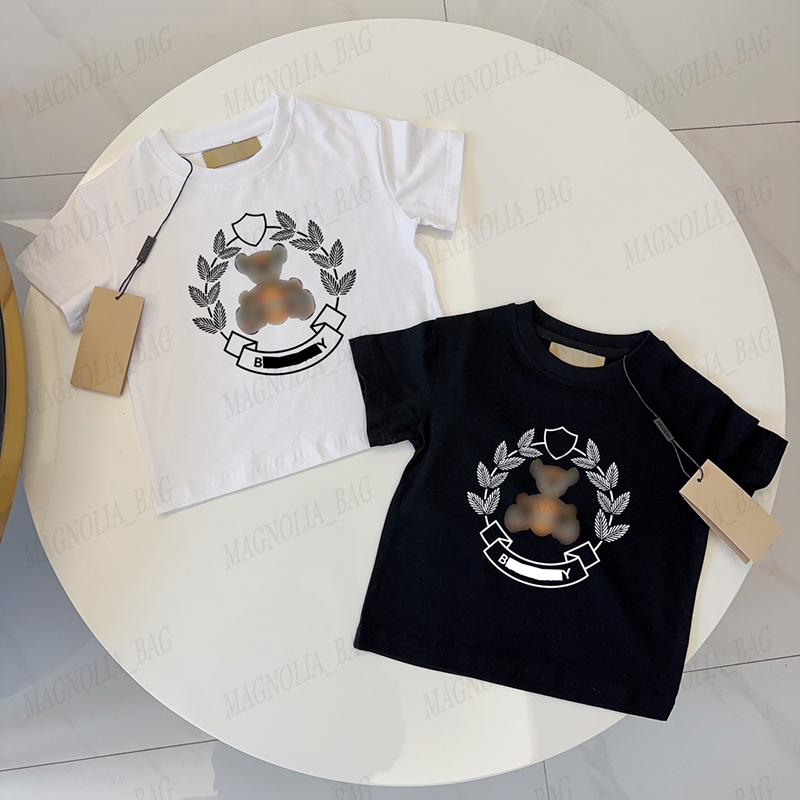 10A Summer Kid Suit Boys Child T Shirts Shorts Classic Bear Cartoon Short Sleeved Brand Letter Casual Pants Free Collocation Clothing Sets 90-150