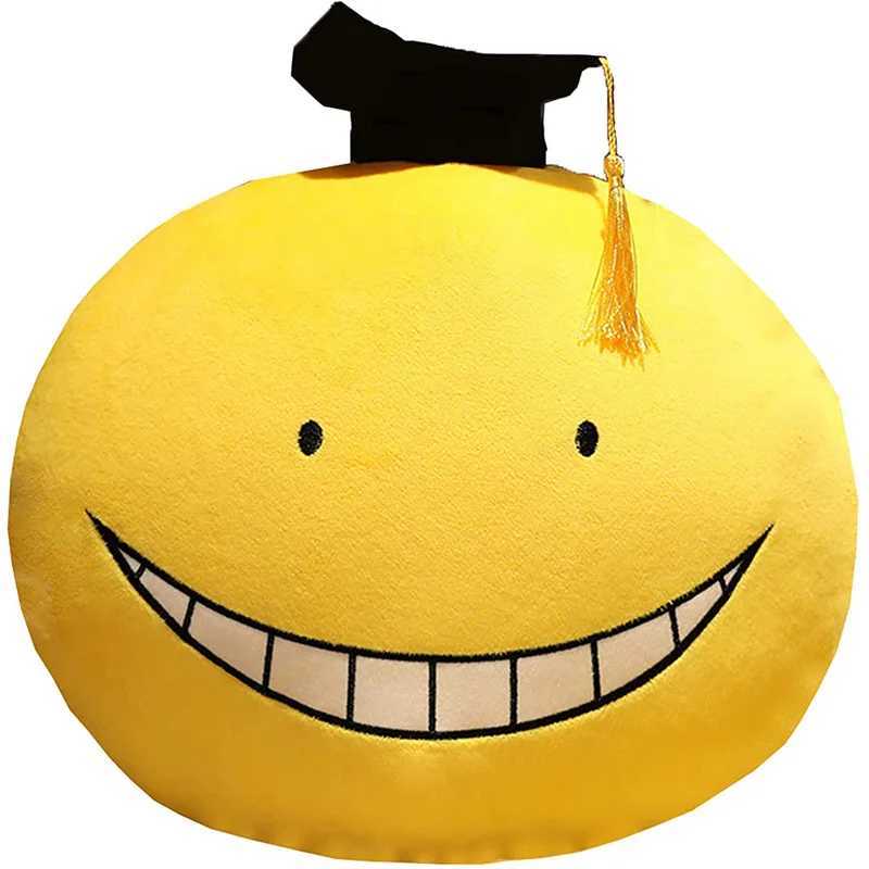 Filmes tv luxuoso brinquedo polvo korosensei koro sensei de pelúcia brinquedo de anime japonês boneca de travesseiro macio de travesseiro macio 240407