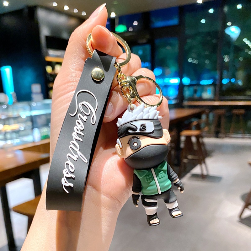 Designer Keychains Men's Accessories Naruto Key Chain Rings Cartoon Figure Exducite Hand Action Doll Car Ryggsäck Pendant Key Chain