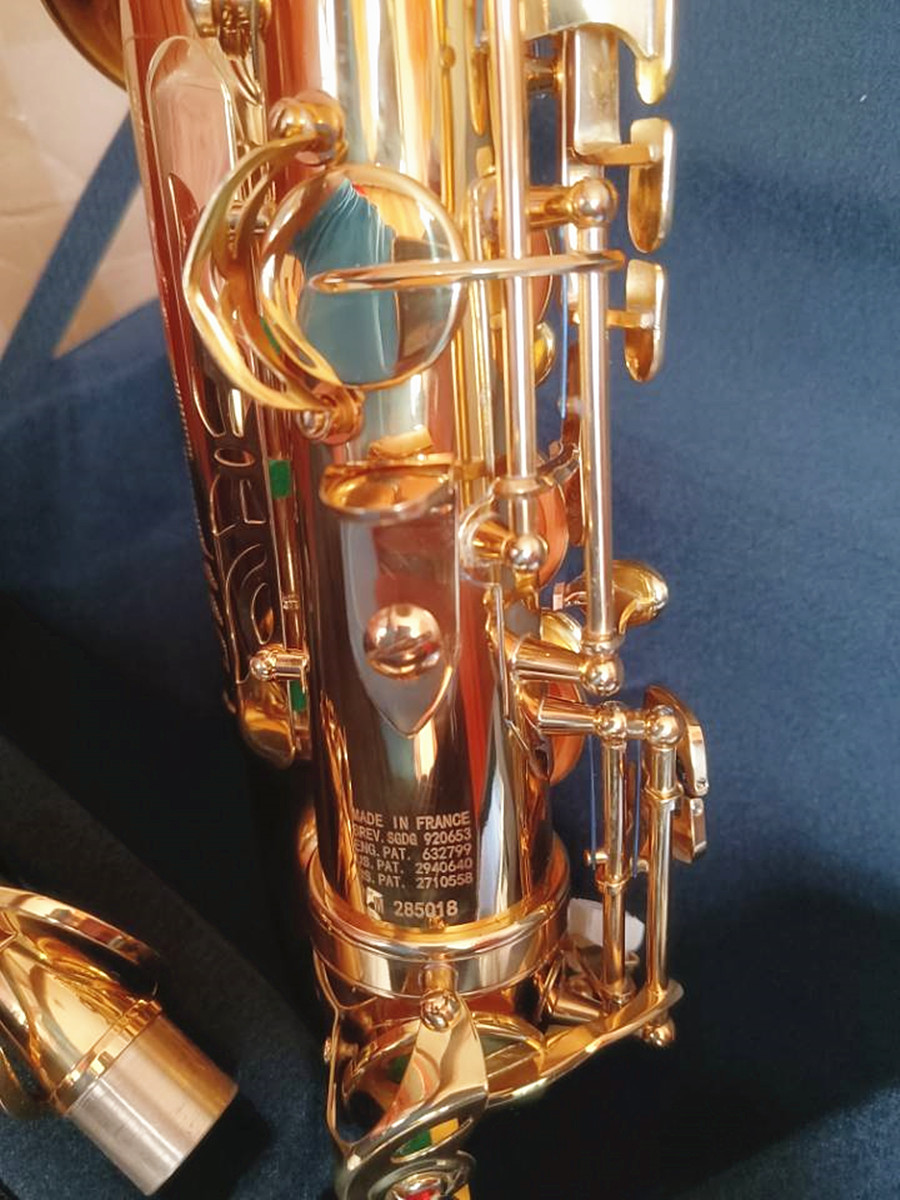 New Mark VI Sax Alto Saxophone EB Golden E-Flat Musical Strument Professional con custodia