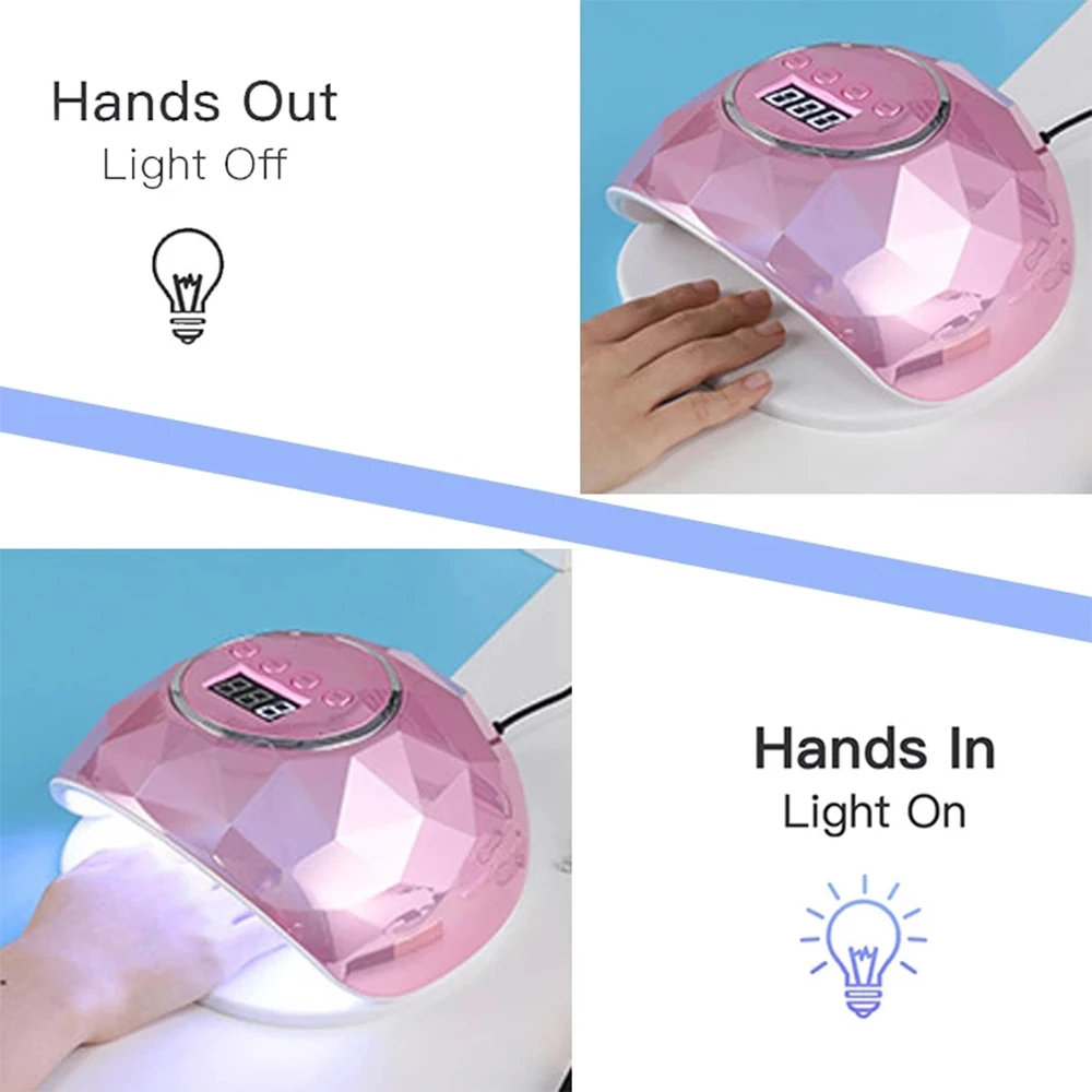 Medicina lampada chiodi a led unghie colorata unghie tutti i tipi in gel di gel 39 perle asciugatura rapida con lampada gel sensore intelligente