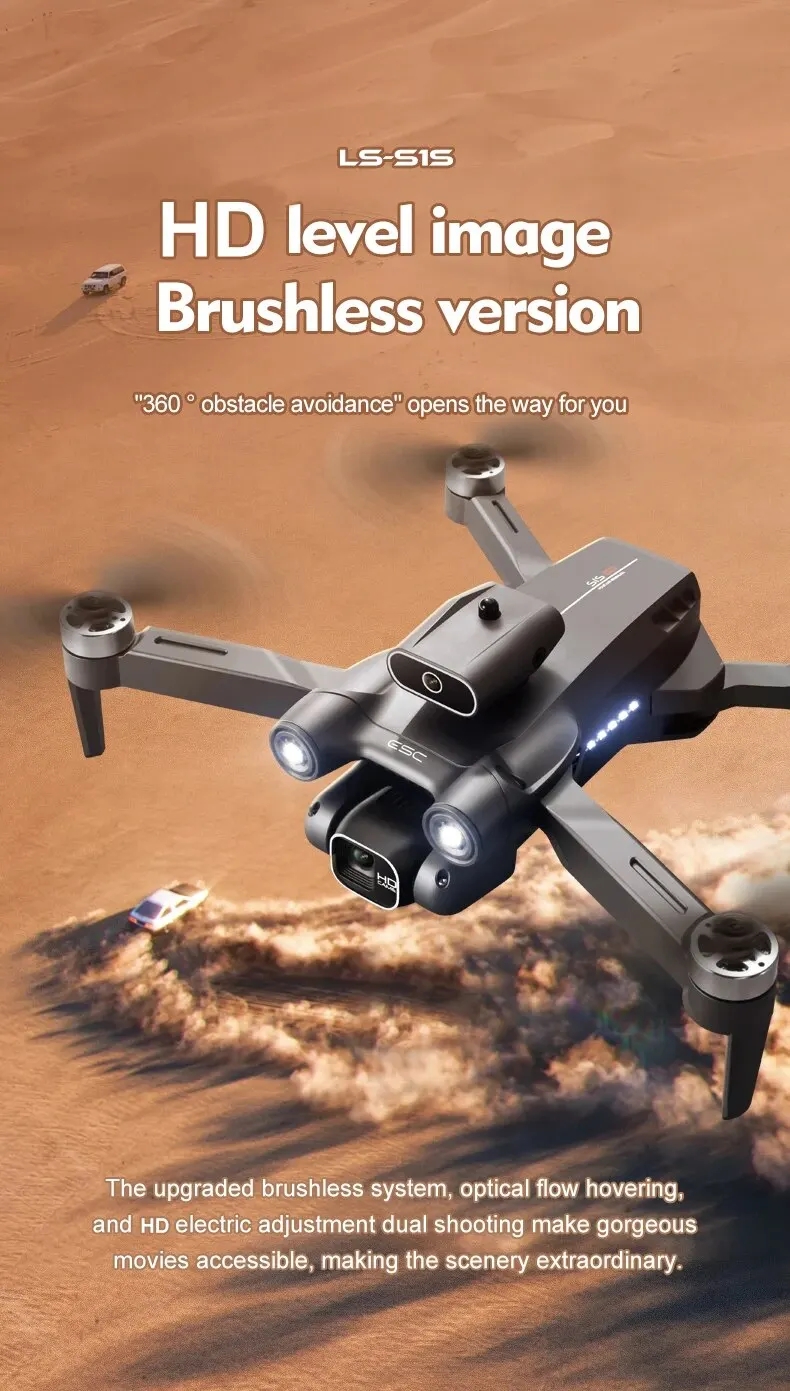 Mini Aircraft Drone 6K Profesional 8K Cameras Hinder Undvikande Aerial Photography Brushless Foldbara VR Drones With 4K Camera och GPS 3 Axis Gimbal Manufacturer